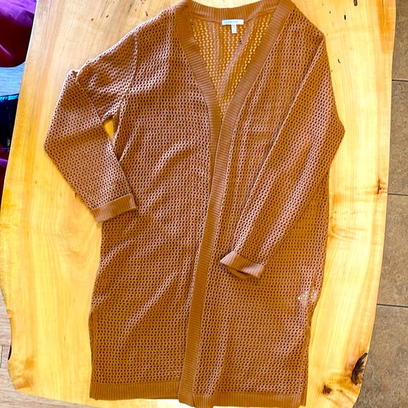 Maurices large oversized cardigan in rust brown - Picture 4 of 5